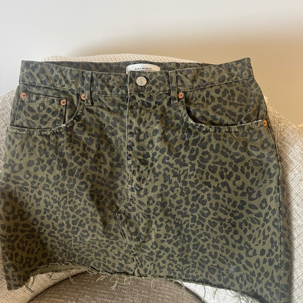 Trendy Leopard Print Skirt
